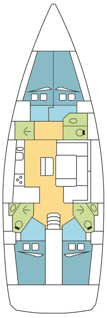 Wynajem Żaglowiec w Praslin Island - Bavaria Cruiser 46