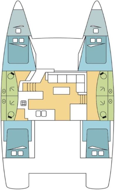 Wynajem łodzi Fountaine Pajot Elba 45 w Olbia na SamBoat 