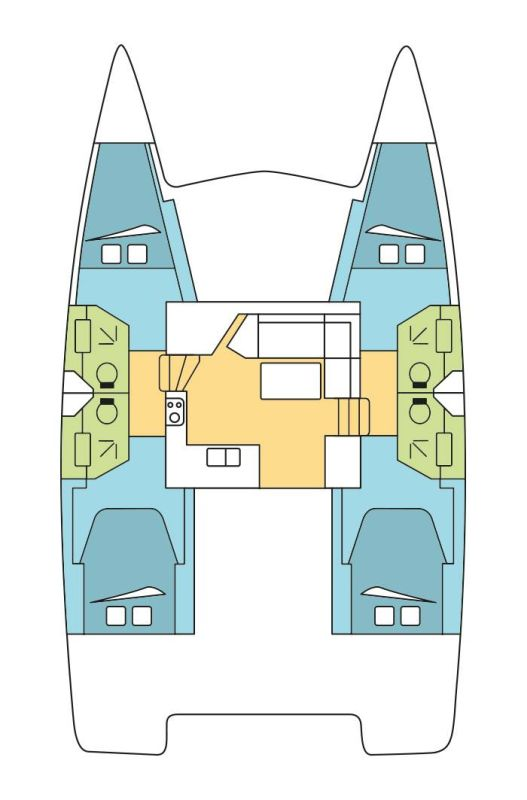 Wynajmij Fountaine Pajot Isla 40 w Lefkáda