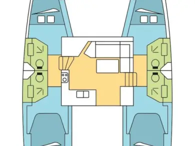 Wynajmij Fountaine Pajot Isla 40 w Lefkáda