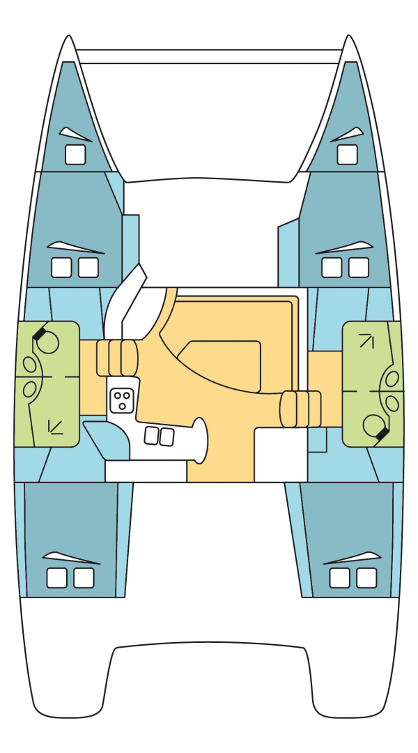 Wynajem Katamaran w Airlie Beach - Fountaine Pajot Lipari 41