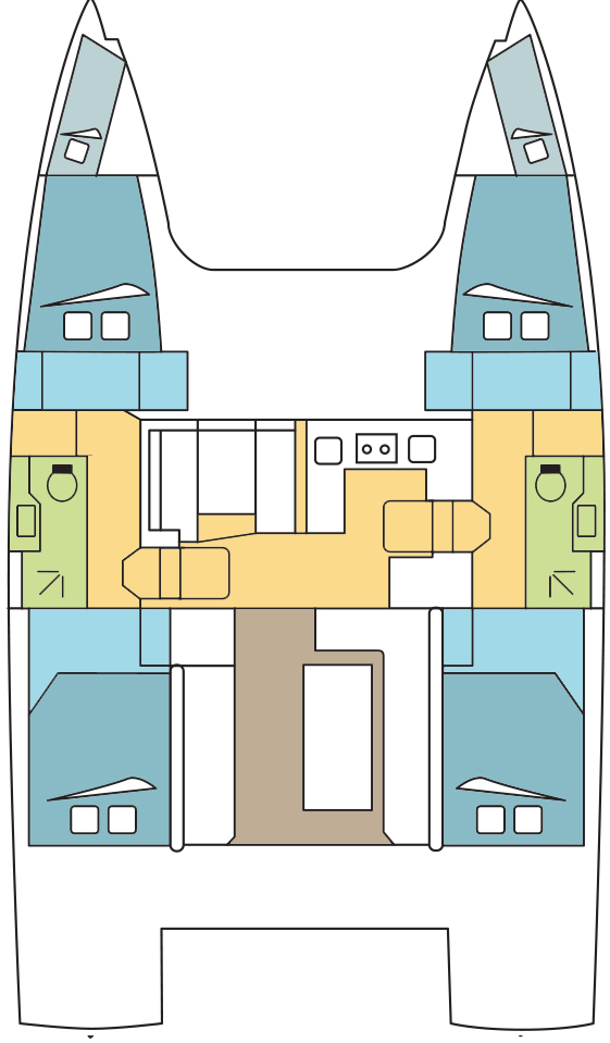 Nautitech Nautitech 40 między profesjonalistami a osobami prywatnymi w Bas du Fort