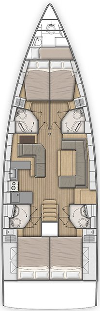 Wynajem łodzi Alimos tanio Oceanis 51.1