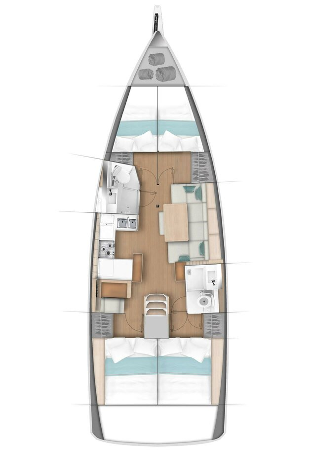Wynajem w Kaş- Jeanneau Sun Odyssey 440 na SamBoat