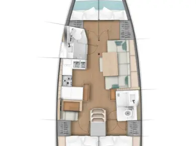 Wynajem w Kaş- Jeanneau Sun Odyssey 440 na SamBoat