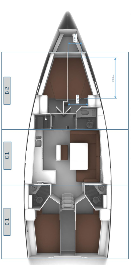 Wynajem w Marmaris- Bavaria Cruiser 46 na SamBoat