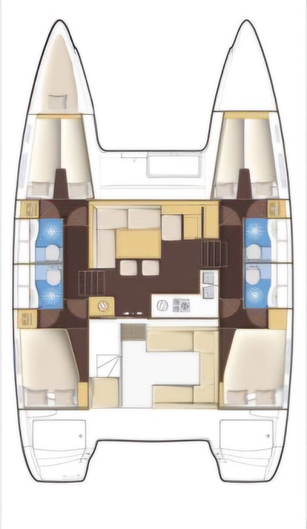 Wynajem łodzi Lagoon Lagoon 400 S2 w Ko Samui (Koh Samui) na SamBoat 