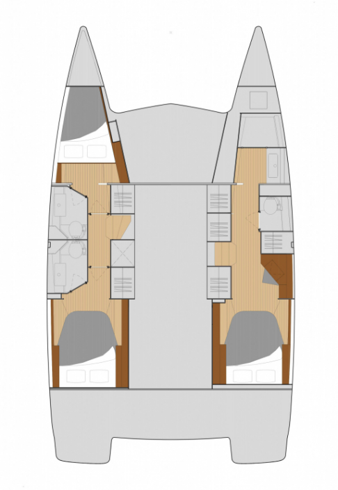 Fountaine Pajot Isla 40 między profesjonalistami a osobami prywatnymi w Toulon