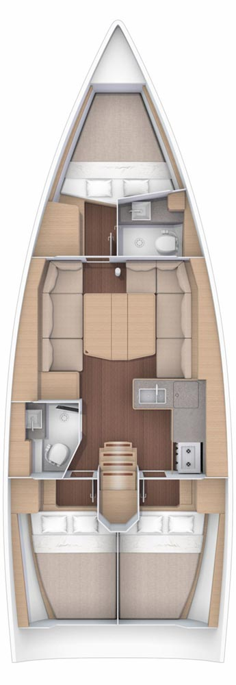 Wynajem łodzi Dufour Dufour 390 w Trogir na SamBoat 