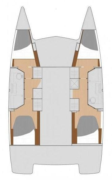 Wynajem Katamaran w Biograd na Moru - Fountaine Pajot Lucia 40