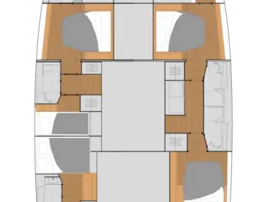 Wynajmij Fountaine Pajot Tanna 47 w Trogir