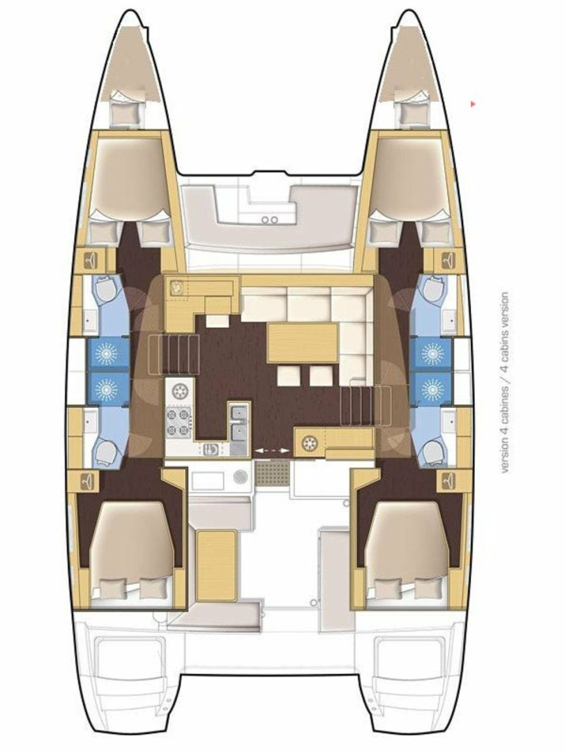 Wynajem Katamaran w Palma de Mallorca - Lagoon Lagoon 450