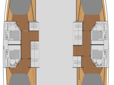 Wynajmij Katamaran z lub bez skippera Fountaine Pajot w Eden Island