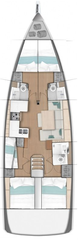 Wynajem łodzi Lavrio tanio Sun Odyssey 490