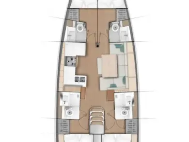 Wynajem Żaglowiec w Lavrio - Jeanneau Sun Odyssey 490
