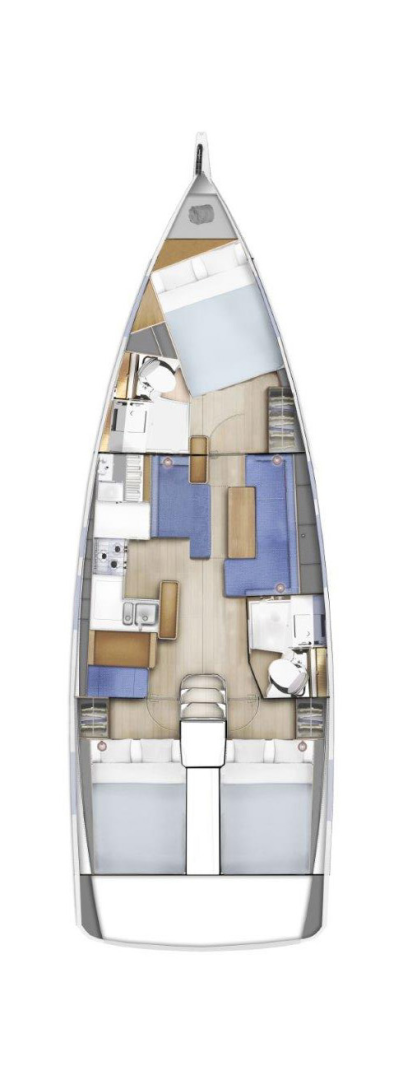 Wynajem Żaglowiec w Deme of Volos - Jeanneau Sun Odyssey 410