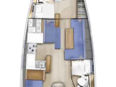 Wynajem Żaglowiec w Deme of Volos - Jeanneau Sun Odyssey 410