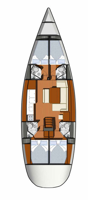 Wynajem łodzi Sukosan tanio Sun Odyssey 49i