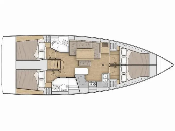Wynajem łodzi Bénéteau Oceanis 40.1 w Split na SamBoat 