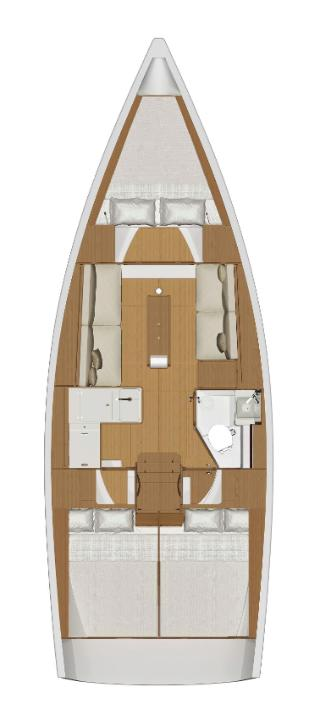 Wynajmij Dufour Dufour 360 Grand Large w Trogir