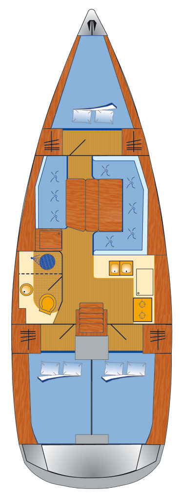 Wynajmij Jeanneau Sun Odyssey 389 w Rogoznica