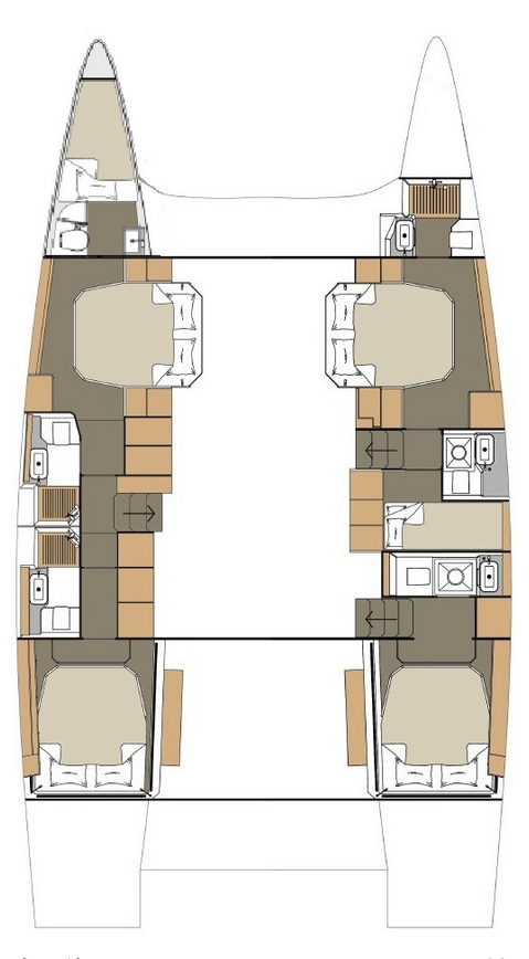 Wynajem łodzi Primosten tanio Dufour Catamarans 48 Sail