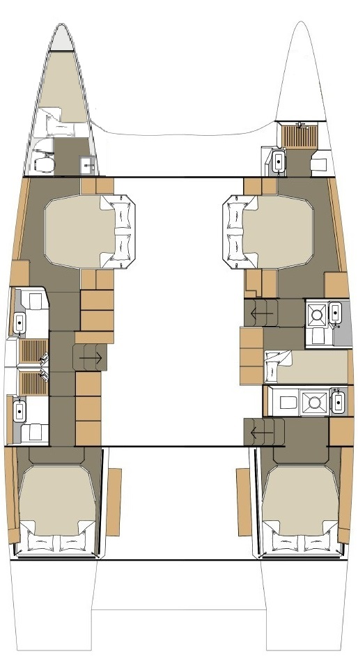 Wynajem Katamaran w Primosten - Dufour Dufour Catamarans 48 Sail