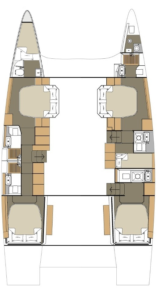 Wynajem łodzi Dufour Dufour Catamarans 48 Sail w Primosten na SamBoat 