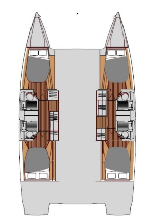 Fountaine Pajot Astrea 42 między profesjonalistami a osobami prywatnymi w Donji Seget