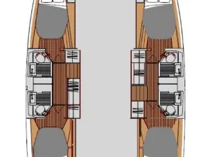 Fountaine Pajot Astrea 42 między profesjonalistami a osobami prywatnymi w Donji Seget