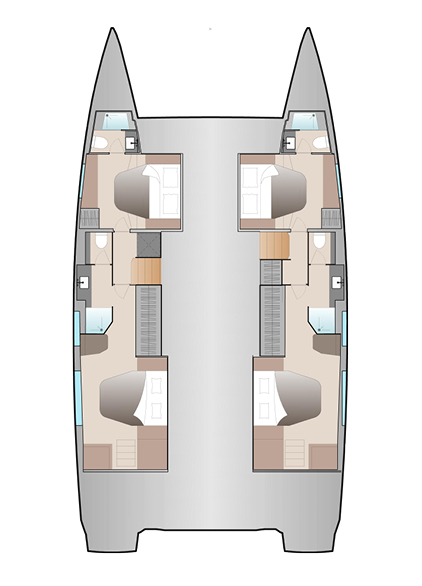 Wynajem łodzi Fountaine Pajot Aura 51 w Donji Seget na SamBoat 