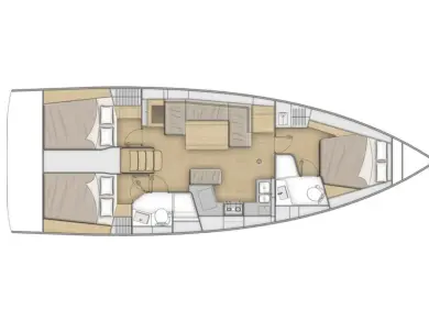 Wynajem łodzi Pomer tanio Oceanis 40.1
