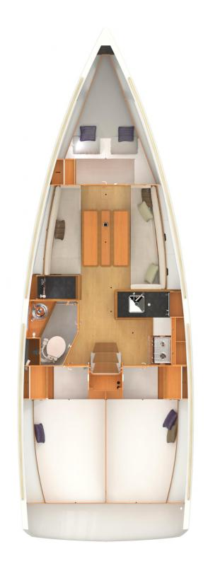 Wynajem Żaglowiec w Lefkáda - Jeanneau Sun Odyssey 349