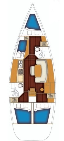 Wynajem w Gümbet- Bénéteau Cyclades 43.4 na SamBoat