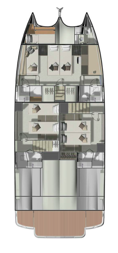 Wynajem w Split- Prestige Yachts Prestige M48 - 3 + 1 cab. na SamBoat