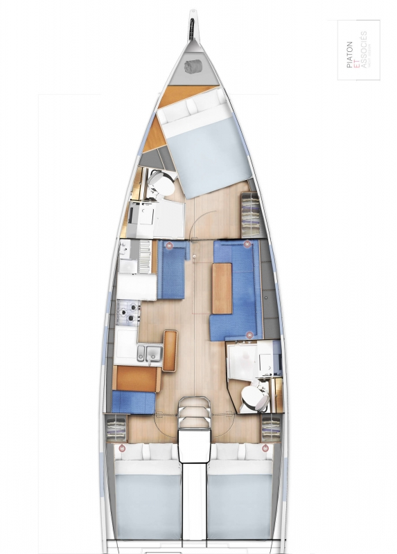Wynajem łodzi Komolac tanio Sun Odyssey 410