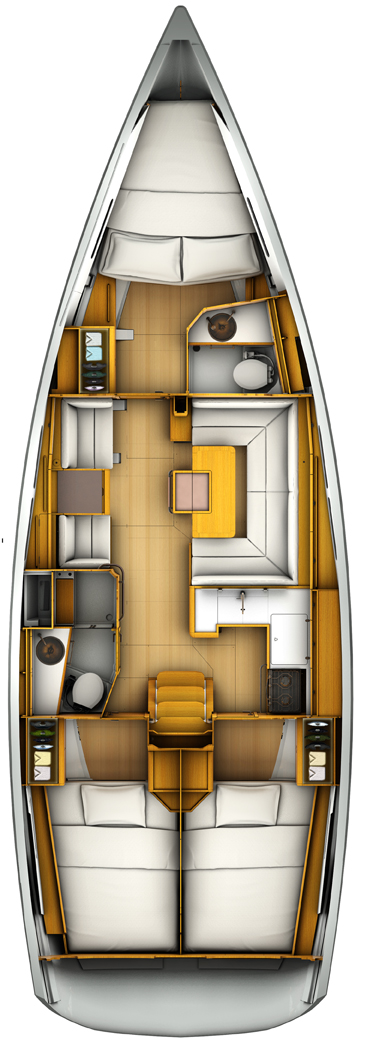 Wynajem łodzi Komolac tanio Sun Odyssey 419