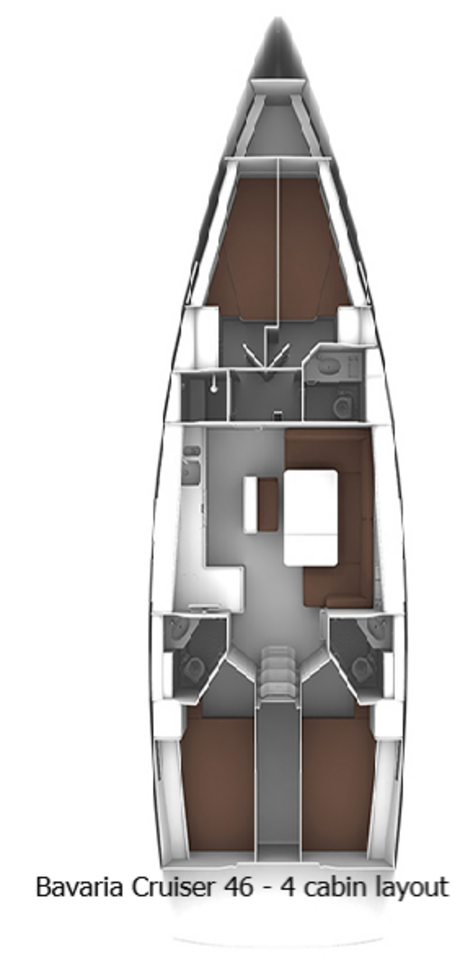 Wynajem łodzi Split tanio Cruiser 46