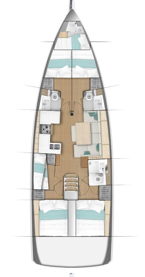 Wynajem w Rogac- Jeanneau Sun Odyssey 490 na SamBoat