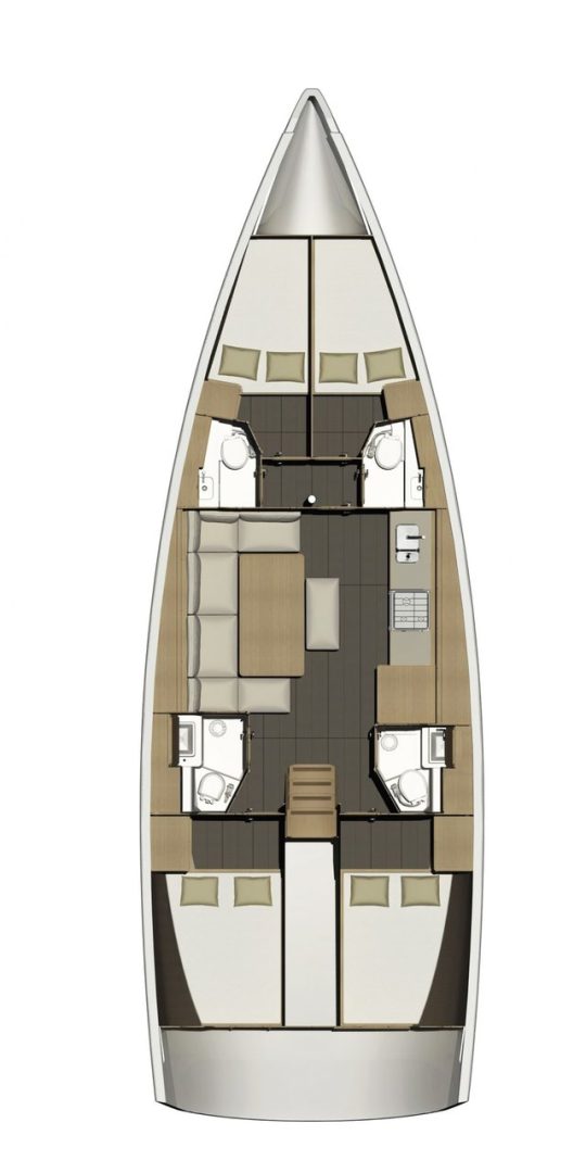 Wynajem Żaglowiec w Kaštela - Dufour Dufour 460 Grand Large