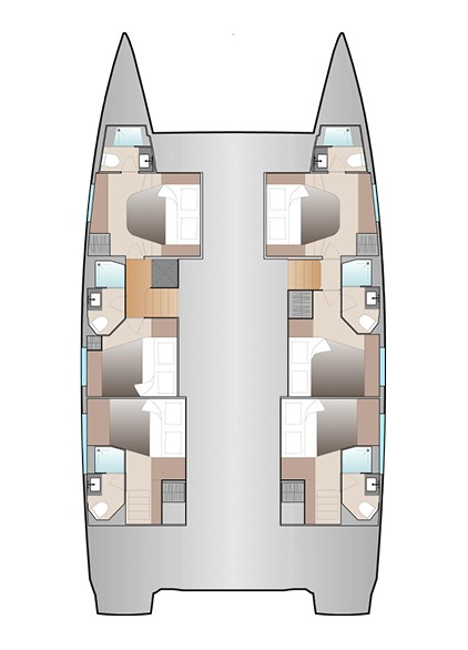 Wynajmij Fountaine Pajot Aura 51 w Trogir