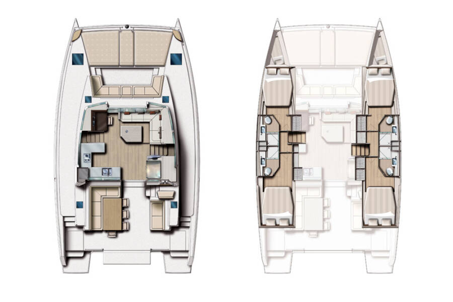 Wynajem Katamaran w Marina (City) - Bali Bali 4.5