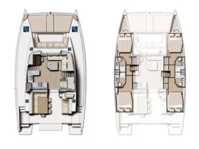 Wynajem Katamaran w Marina (City) - Bali Bali 4.5