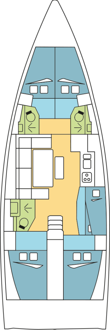 Wynajmij Dufour Dufour 460 Grand Large w Palma de Mallorca