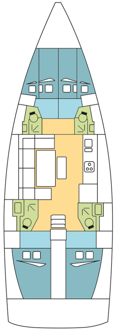 Wynajem w Donji Seget- Dufour Dufour 460 Grand Large na SamBoat