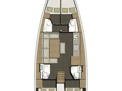 Wynajem Żaglowiec w Donji Seget - Dufour Dufour 460 Grand Large