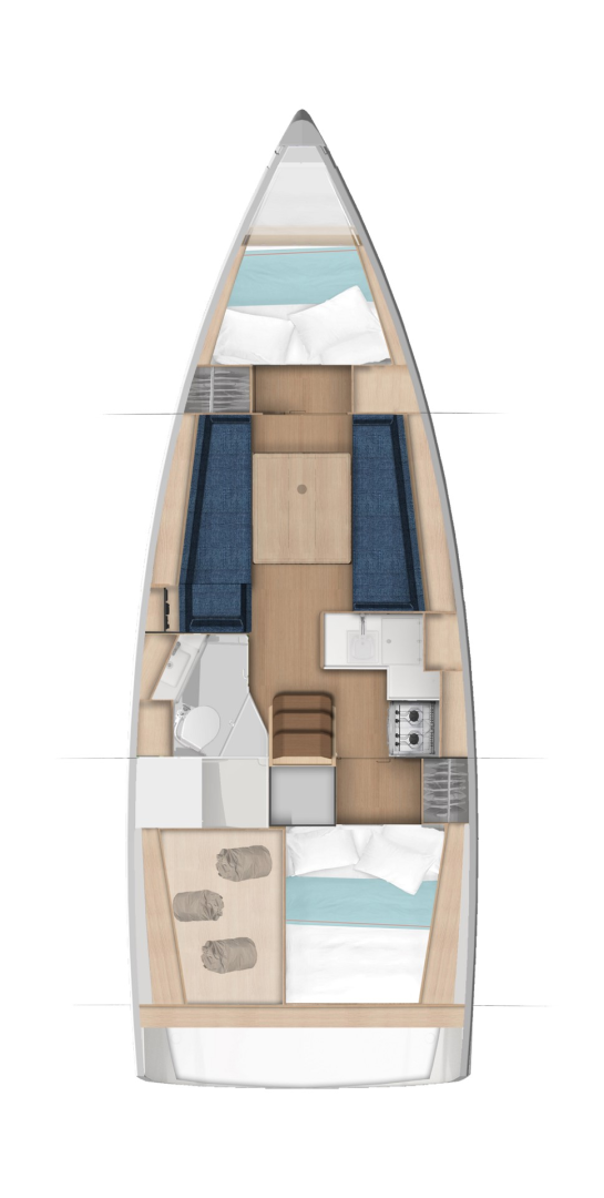 Jeanneau Sun Odyssey 350 między profesjonalistami a osobami prywatnymi w Jolly Harbour