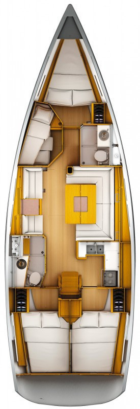 Jeanneau Sun Odyssey 449 między profesjonalistami a osobami prywatnymi w Kos