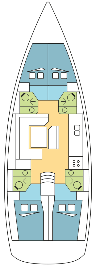 Jeanneau Sun Odyssey 479 między profesjonalistami a osobami prywatnymi w Alimos