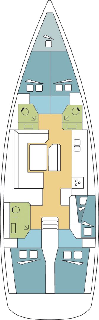 Wynajem łodzi Jeanneau Sun Odyssey 509 w Zaton na SamBoat 